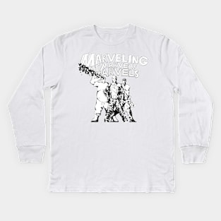 Marveling Team Kids Long Sleeve T-Shirt